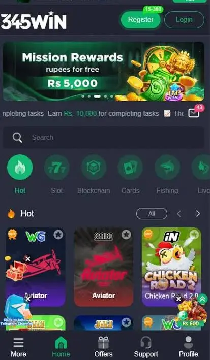 345Win Game Download